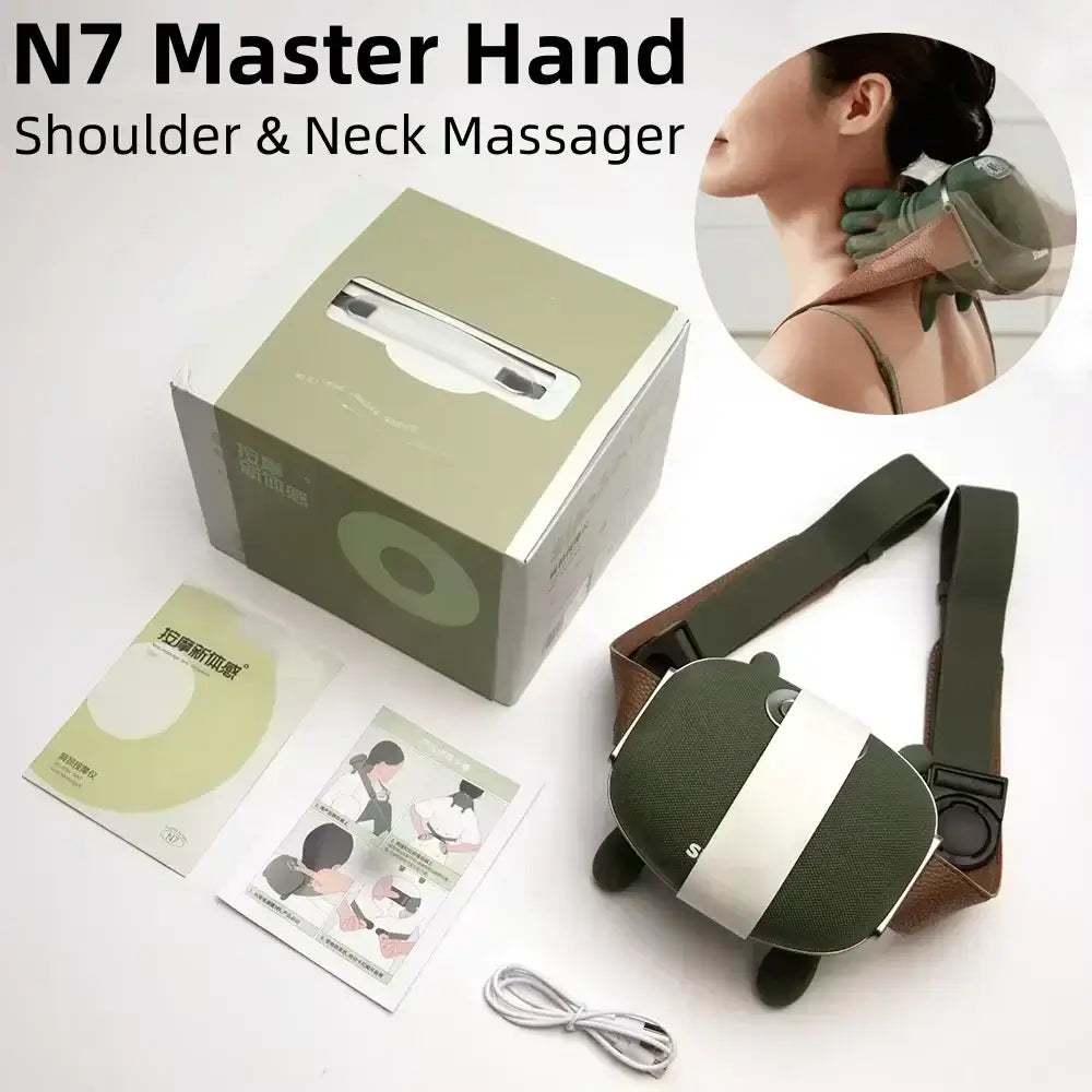 N7 Master Hand shoulder and neck massager, designed for effective massage therapy and relaxation.